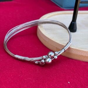 Sterling Silver Bubble Bracelet